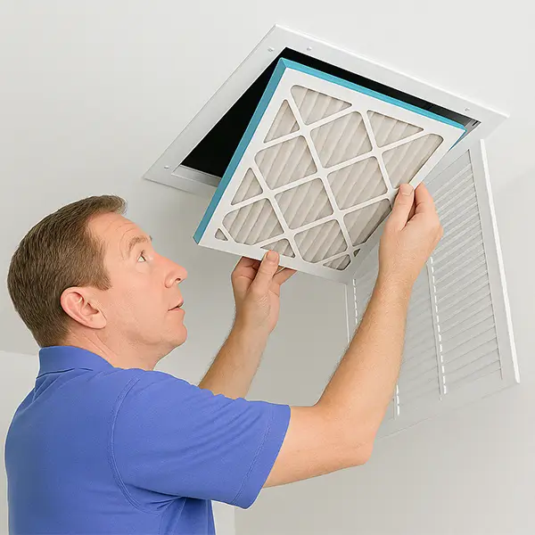 Air Filter Replacement Duct Sanitization and Air Filter Replacement