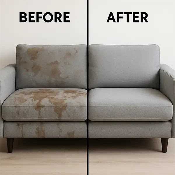 Before And After Upholstery Cleaning Upholstery Cleaning Before And After